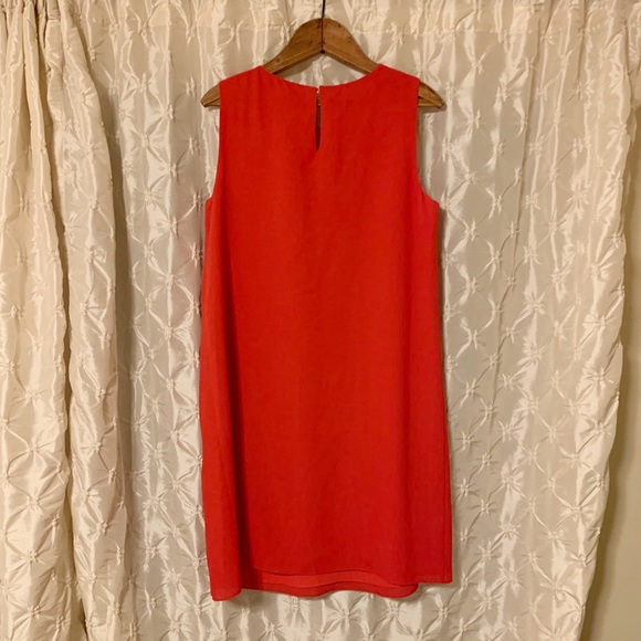 Max Studio Red Daisy Crocheted Tent Dress - Picture 3 of 9